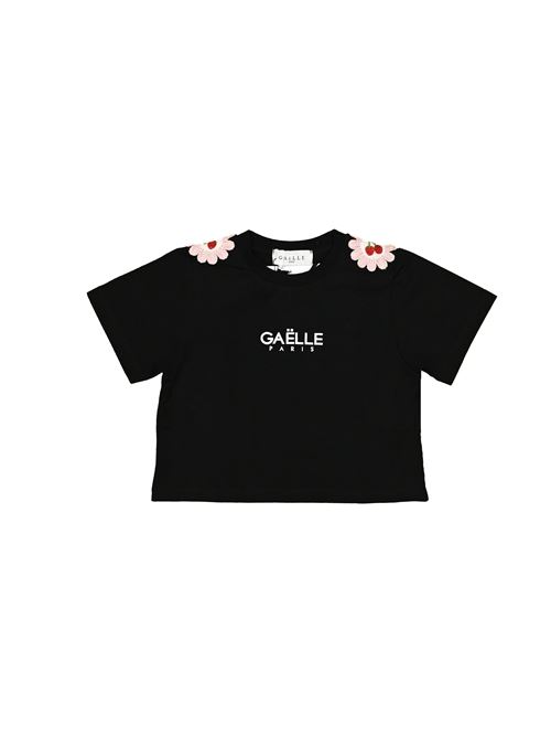 T-shirt, bambina, logata. GAELLE PARIS | 2746MY00204BK